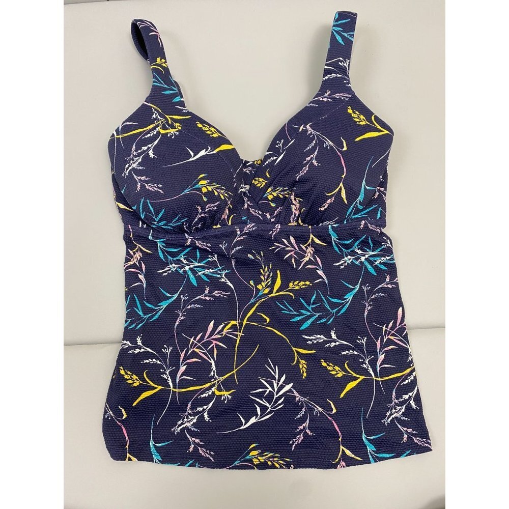 Lole‎ Tankini Push up bra Swimwear Womens size Large Floral Beach vacation